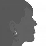 Jstyle Stainless Steel Mens Womens Hoop Earrings Huggie Ear Piercings