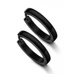 Jstyle Stainless Steel Mens Womens Hoop Earrings Huggie Ear Piercings