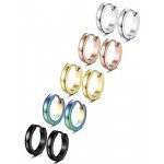 Jstyle Stainless Steel Mens Womens Hoop Earrings Huggie Ear Piercings