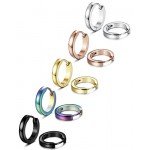 Jstyle Stainless Steel Mens Womens Hoop Earrings Huggie Ear Piercings