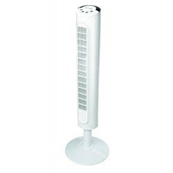 Kaz Honeywell HYF023W Comfort Control Tower Fan, Wide Area Cooling, White