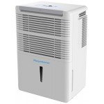 Keystone Energy Star 50-Pint Portable Dehumidifier for 3000 Sq. Ft. with 6.4-Pint Bucket Capacity and Full Bucket Alert, White