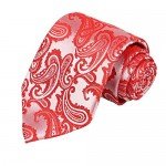 KissTies Mens Necktie Paisley Tie + Gift Box