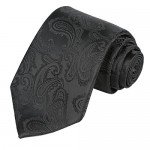 KissTies Mens Necktie Paisley Tie + Gift Box