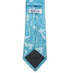 KissTies Mens Necktie Paisley Tie + Gift Box