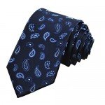 KissTies Mens Necktie Paisley Tie + Gift Box