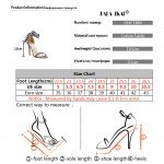 LALA IKAI Scottish Plaid High Sandals Women Cross-Tied Heels Ladies Ankle Strap Lace Up Party Bow High Shoes 014C1880-4