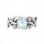 LNRRABC Flowers Finger Rings Stainless Steel Rings For Women Crystal Middle Ring Fashion Jewelry Wholesale