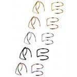 LOYALLOOK 5Pairs Stainless Steel 20 Gauge Cross X Ear Cuff Non-Pierced Clip On Earrings Fake Ear Nose Cartilage Earrings Ring Adjustable LOYALLOOK 5Pairs Stainless Steel 20 Gauge Cross X Ear Cuff Non-Pierced Clip On Earrings Fake Ear Nose Cartilage Earrings Ring Adjustable