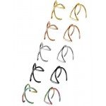 LOYALLOOK 5Pairs Stainless Steel 20 Gauge Cross X Ear Cuff Non-Pierced Clip On Earrings Fake Ear Nose Cartilage Earrings Ring Adjustable LOYALLOOK 5Pairs Stainless Steel 20 Gauge Cross X Ear Cuff Non-Pierced Clip On Earrings Fake Ear Nose Cartilage Earrings Ring Adjustable