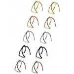 LOYALLOOK 5Pairs Stainless Steel 20 Gauge Cross X Ear Cuff Non-Pierced Clip On Earrings Fake Ear Nose Cartilage Earrings Ring Adjustable LOYALLOOK 5Pairs Stainless Steel 20 Gauge Cross X Ear Cuff Non-Pierced Clip On Earrings Fake Ear Nose Cartilage Earrings Ring Adjustable