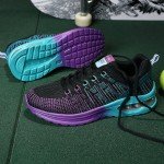 LUONTNOR Sport Women Cushion Sports Shoes Outdoor Breathable Rose Mesh Sneakers Woman Athletic Cushioning Running Shoe Trainers 