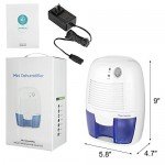 LUOYIMAN Dehumidifier Electric Mini Portable Air Dehumidifier for Home Intelligent Auto Off