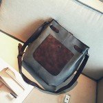 Lady Vintage Bucket Bags Handbags Bolsa Feminina Scrub Women Bucket Bag Tassel Messenger Bag Retro Shoulder Bag Simple Crossbody