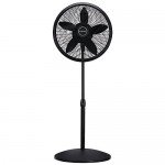 Lasko 1827 Elegance & Performance Pedestal Fan, Black