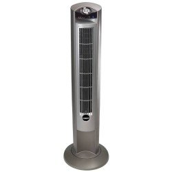 Lasko Wind Curve Fan with Fresh Air Ionizer, 42-Inch, Silver (2551)
