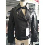 Leather Jacket 2018 Women's New Year Design PU Leather Jacket Soft Leather Coat Slim Lapel Motorcycle Jacket Black Pink Leather Jacket 2018 Women's New Year Design PU Leather Jacket Soft Leather Coat Slim Lapel Motorcycle Jacket Black Pink