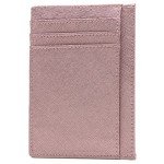 Linscra Leather RFID Blocking Minimalist Credit Card Holder Slim Pocket Wallets for Men & Women