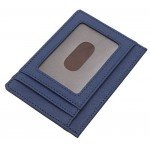 Linscra Leather RFID Blocking Minimalist Credit Card Holder Slim Pocket Wallets for Men & Women