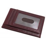 Linscra Leather RFID Blocking Minimalist Credit Card Holder Slim Pocket Wallets for Men & Women