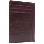 Linscra Leather RFID Blocking Minimalist Credit Card Holder Slim Pocket Wallets for Men & Women