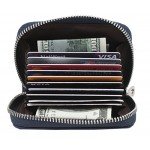 Linscra Leather RFID Blocking Minimalist Credit Card Holder Slim Pocket Wallets for Men & Women