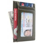 Linscra Leather RFID Blocking Minimalist Credit Card Holder Slim Pocket Wallets for Men & Women