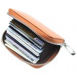 Linscra Leather RFID Blocking Minimalist Credit Card Holder Slim Pocket Wallets for Men & Women