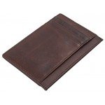 Linscra Leather RFID Blocking Minimalist Credit Card Holder Slim Pocket Wallets for Men & Women
