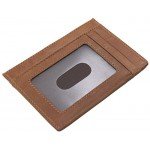 Linscra Leather RFID Blocking Minimalist Credit Card Holder Slim Pocket Wallets for Men & Women