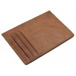 Linscra Leather RFID Blocking Minimalist Credit Card Holder Slim Pocket Wallets for Men & Women