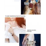 Lovelychica Vintage 5PCS Multi Layer Bracelets Turquoise Triangle Knot Stackable Open Cuff Bracelet Set Bangle Women