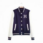 M logo classical bomber ladies jacket women coat female autumn casual cardigan team patchwork Baseball o-neck tops bolero 2017 M logo classical bomber ladies jacket women coat female autumn casual cardigan team patchwork Baseball o-neck tops bolero 2017