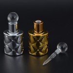 MUB - 10ml Empty Glass Dropper Bottle Perfume,Stylish Mini Parfum Bottle Refillable For Travel As Gift Funnel