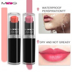 MYG Brand Matte Lipstick Moisturizer Smooth Lip Stick Long Lasting Charming Lip Lipstick Cosmetics Beauty Makeup Gloss