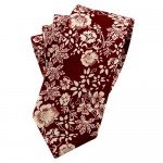 Mantieqingway Men's Cotton Printed Floral Neck Tie