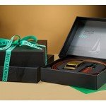 Marino Men’s Genuine Leather Ratchet Dress Belt With Automatic Buckle, Enclosed in an Elegant Gift Box