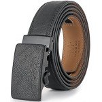 Marino Men’s Genuine Leather Ratchet Dress Belt With Automatic Buckle, Enclosed in an Elegant Gift Box