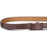Marino Men’s Genuine Leather Ratchet Dress Belt With Automatic Buckle, Enclosed in an Elegant Gift Box