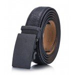 Marino Men’s Genuine Leather Ratchet Dress Belt With Automatic Buckle, Enclosed in an Elegant Gift Box