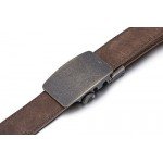 Marino Men’s Genuine Leather Ratchet Dress Belt With Automatic Buckle, Enclosed in an Elegant Gift Box