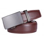 Marino Men’s Genuine Leather Ratchet Dress Belt With Automatic Buckle, Enclosed in an Elegant Gift Box