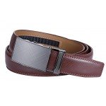 Marino Men’s Genuine Leather Ratchet Dress Belt With Automatic Buckle, Enclosed in an Elegant Gift Box