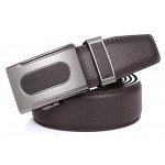 Marino Men’s Genuine Leather Ratchet Dress Belt With Automatic Buckle, Enclosed in an Elegant Gift Box