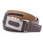 Marino Men’s Genuine Leather Ratchet Dress Belt With Automatic Buckle, Enclosed in an Elegant Gift Box