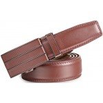 Marino Men’s Genuine Leather Ratchet Dress Belt With Automatic Buckle, Enclosed in an Elegant Gift Box
