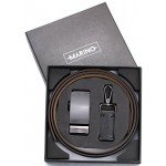 Marino Men’s Genuine Leather Ratchet Dress Belt With Automatic Buckle, Enclosed in an Elegant Gift Box