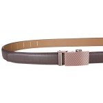 Marino Men’s Genuine Leather Ratchet Dress Belt With Automatic Buckle, Enclosed in an Elegant Gift Box