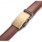 Marino Men’s Genuine Leather Ratchet Dress Belt With Automatic Buckle, Enclosed in an Elegant Gift Box