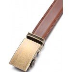 Marino Men’s Genuine Leather Ratchet Dress Belt With Automatic Buckle, Enclosed in an Elegant Gift Box